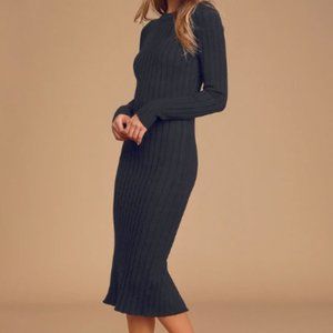 NWT Ribbed Bodycon Sweater Dress